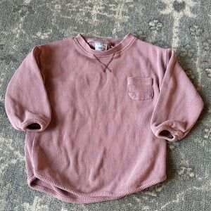 Zara Kids Dusty Pink Sweatshirt